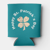 Happy St. Patrick's Day Shamrock Clover Blikjeskoeler (Voorkant)