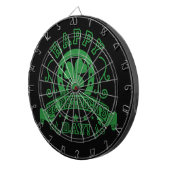 Happy St Patrick's Day Shamrock Dartbord (Voorkant Rechts)