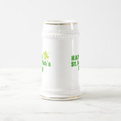 Happy St Patrick's day Shamrock Green Bierpul (Center)