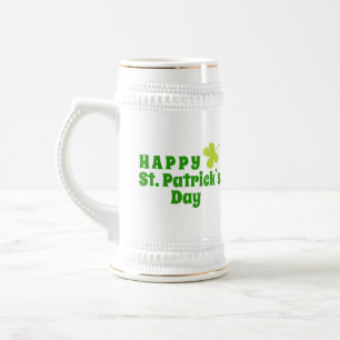 Happy St Patrick's day Shamrock Green Bierpul