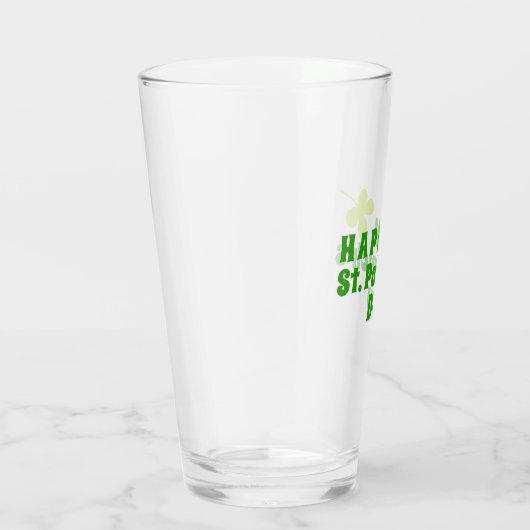 Happy St Patrick's day Shamrock Green Glas (Rechts)