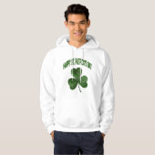 Happy St. Patrick's Day Shamrock Hoodie (Voorkant volledig)