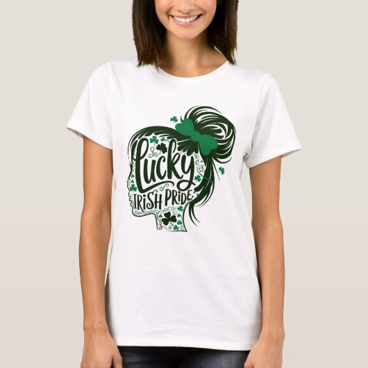 Happy St. Patricks Day Shamrock Irish Saint Patric T-shirt (Voorkant)