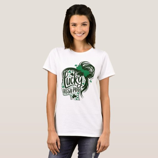 Happy St. Patricks Day Shamrock Irish Saint Patric T-shirt (Voorkant volledig)