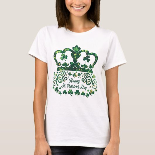 Happy St. Patricks Day Shamrock Irish Saint Patric T-shirt (Voorkant)