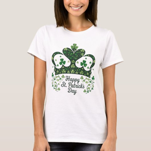 Happy St. Patricks Day Shamrock Irish Saint Patric T-shirt (Voorkant)