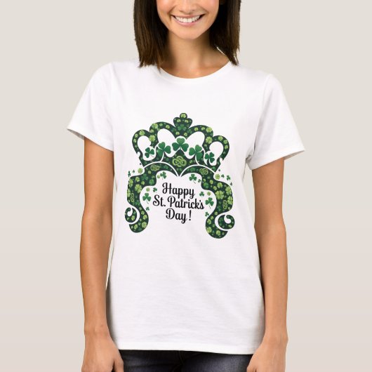 Happy St. Patricks Day Shamrock Irish Saint Patric T-shirt (Voorkant)