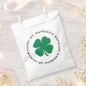 Happy St. Patrick's Day Shamrock Lucky Charm Class Bedankzakje (Geknipt)