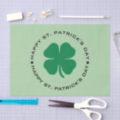Happy St. Patrick's Day Shamrock Lucky Charm Tissuepapier (Craft)