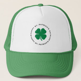 Happy St. Patrick's Day Shamrock Lucky Charm Trucker Pet