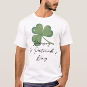 Happy st Patrick's day Shamrock Mannen en Vrouwen T-shirt (Voorkant)