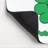 Happy St Patricks Day Shamrock Smilie Muismat (Hoek)