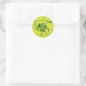 Happy St. Patricks Day Shamrock Sticker (Tas)