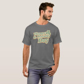 Happy St. Patrick's Day Shamrock T-Shirt (Voorkant volledig)