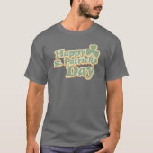 Happy St. Patrick's Day Shamrock T-Shirt (Voorkant)
