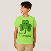 Happy St. Patrick's Day Shamrock T-shirt (Voorkant volledig)