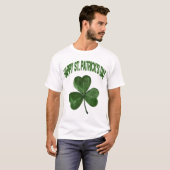 Happy St. Patrick's Day Shamrock T-Shirt (Voorkant volledig)