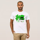 Happy St Patrick's Day Shamrock T-shirt (Voorkant volledig)