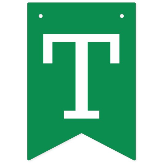 Happy St Patricks Day Shamrocks Green Vlaggetjes (Tweede vlag)