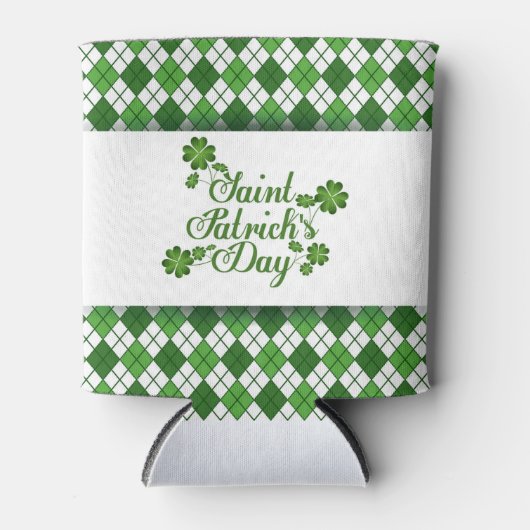 Happy St. Patrick's Day Shamrocks Koelbox Blikjeskoeler (Voorkant)