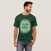 Happy St Patricks Day Shamrocks T-shirt (Voorkant volledig)