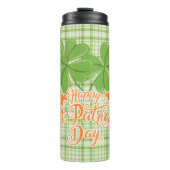 Happy St Patrick's Day - Shamrocks Thermosbeker (Voorkant)