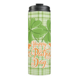 Happy St Patrick's Day - Shamrocks Thermosbeker