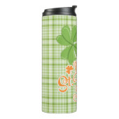 Happy St Patrick's Day - Shamrocks Thermosbeker (Gedraaid links)