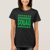 Happy St Patrick's Day Shenanigans Squad Irish Gno T-shirt (Voorkant)