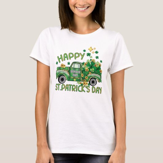 Happy St. Patrick's Day Shirt, St. Patrick's Day T-shirt (Voorkant)