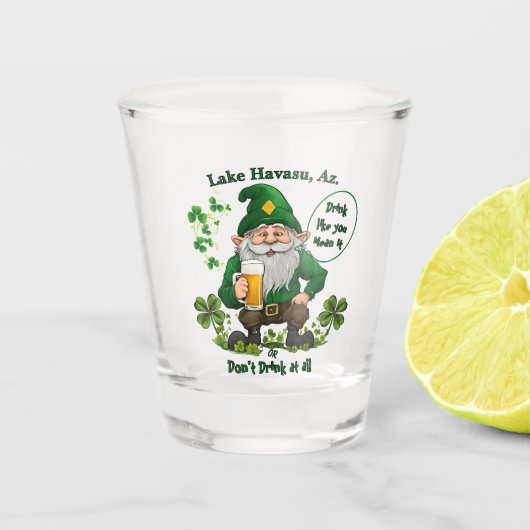 Happy St. Patrick's Day Shot Glas (Voorkant)