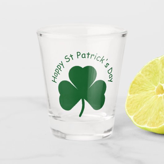 Happy St Patrick's Day Shot Glas (Voorkant)