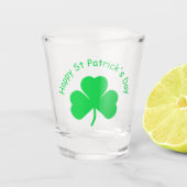 Happy St Patrick's Day Shot Glass Shot Glas (Voorkant)