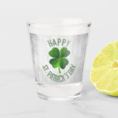 Happy St. Patrick's Day Shot glass Shot Glas (Voorkant)
