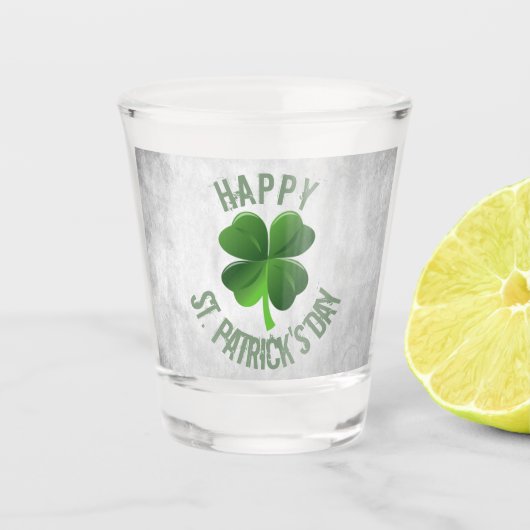 Happy St. Patrick's Day Shot glass Shot Glas (Voorkant)