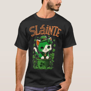 Happy St Patrick's Day Slainte Ierse Gaelic Toast T-shirt