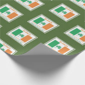 HAPPY ST PATRICK'S DAY Sláinte Shamrock Irish Cadeaupapier (Hoek)