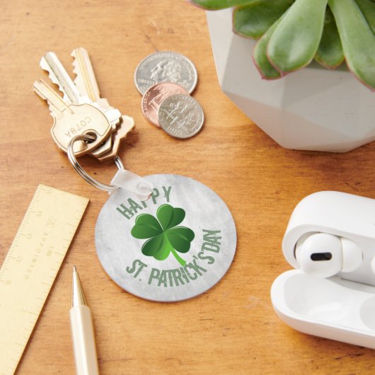 Happy St. Patrick's Day Sleutelhanger (Bureau)