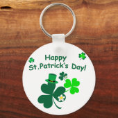 Happy St. Patrick's Day Sleutelhanger (Voorkant)