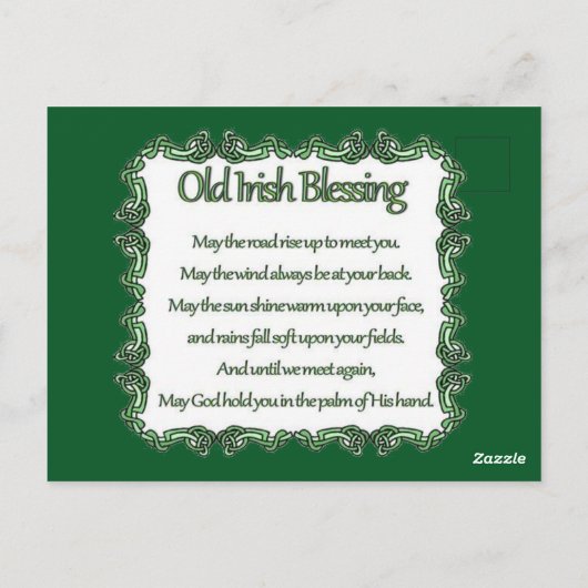 Happy St. Patrick's Day Sloth briefkaart (Achterkant)