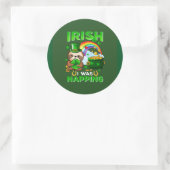 Happy St. Patrick's Day Sloth sticker (Tas)