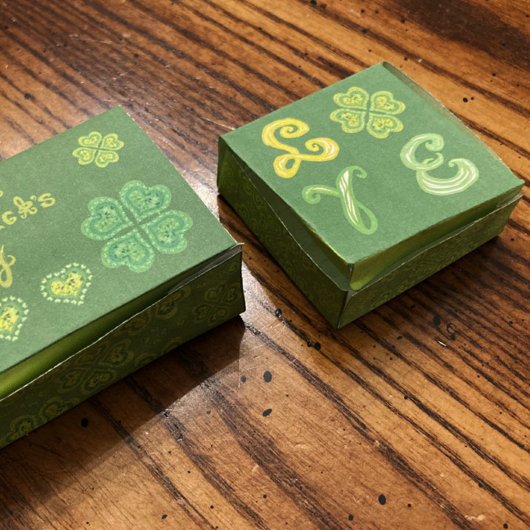 Happy St. Patrick's Day Snoep Box Pattern Print