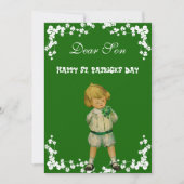 Happy St. Patricks Day Son, Grandson Cute Feestdagenkaart (Voorkant)
