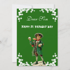 Happy St. Patrick's Day Son, Grandson Cute Feestdagenkaart