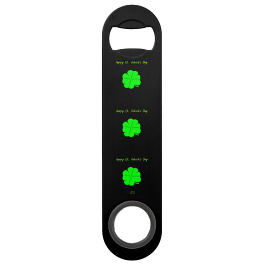 Happy St. Patrick's Day Speed Bottle Opener Flessenopener (Voorkant)