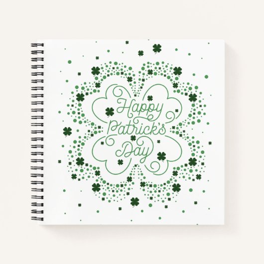 Happy St. Patrick's Day Sq-laptop Notitieboek (Voorkant)