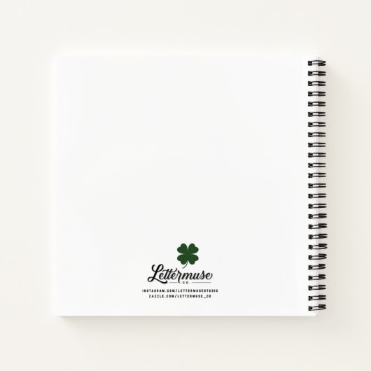 Happy St. Patrick's Day Sq-laptop Notitieboek (Achterkant)
