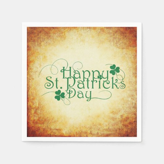 Happy St. Patrick's Day Square Servetten (Voorkant)