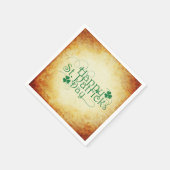 Happy St. Patrick's Day Square Servetten (Hoek)