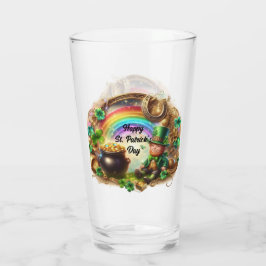 Happy St Patrick's Day Steampunk Stijl Glas